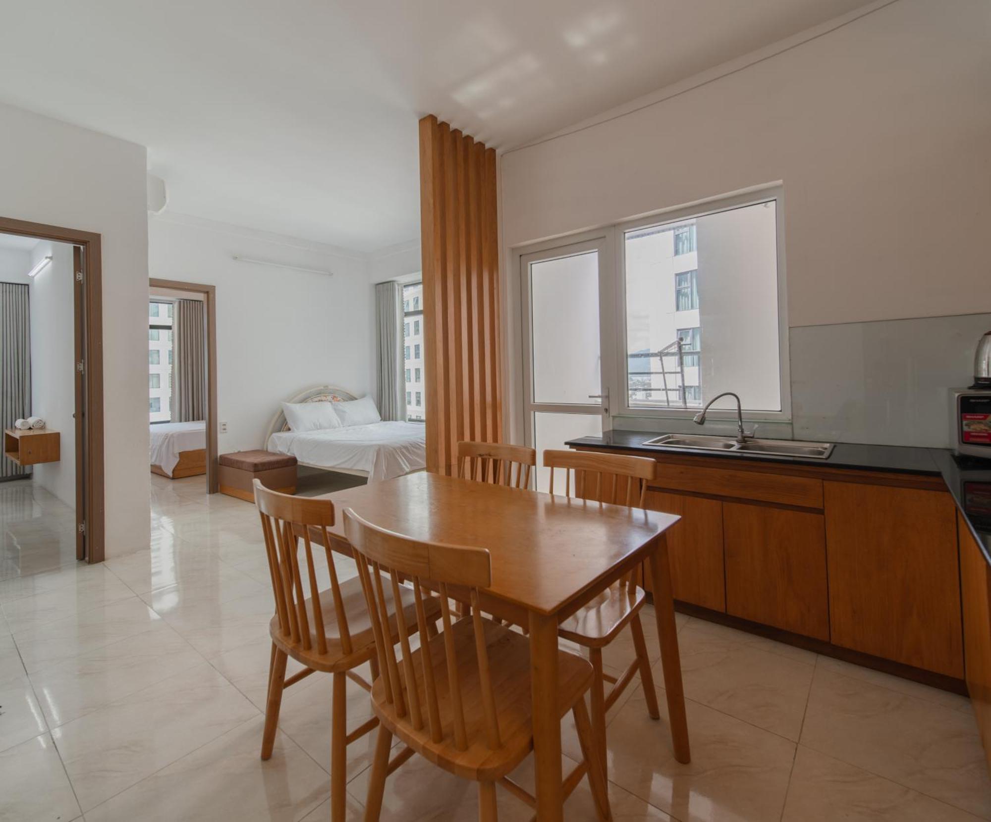Can Ho Mt Vien Trieu Oceanus Apartment - Thai Ha Нячанг Екстер'єр фото